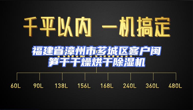 福建省漳州市芗城区客户闽笋干干燥烘干除湿机