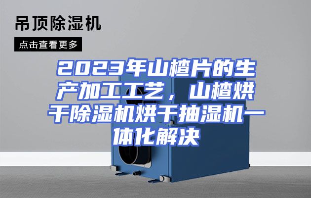 2023年山楂片的生产加工工艺，山楂烘干除湿机烘干抽湿机一体化解决