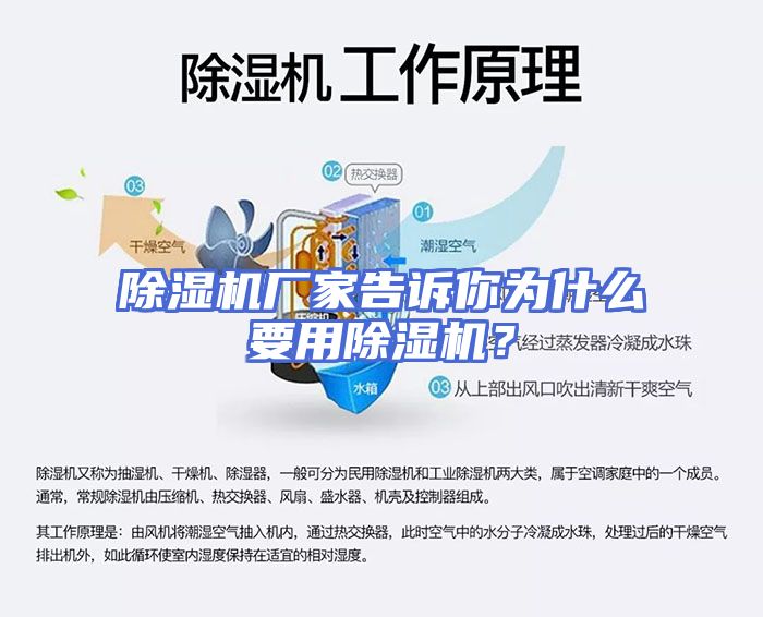 除湿机厂家告诉你为什么要用除湿机？