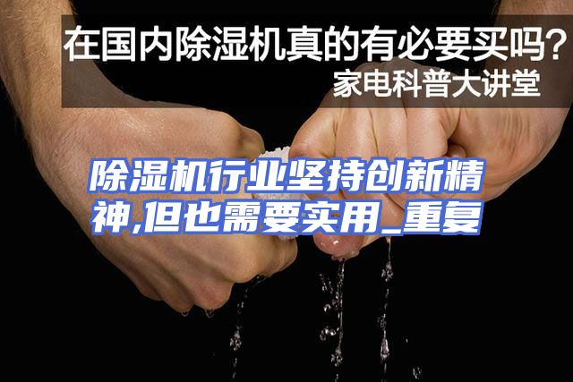 除湿机行业坚持创新精神,但也需要实用_重复