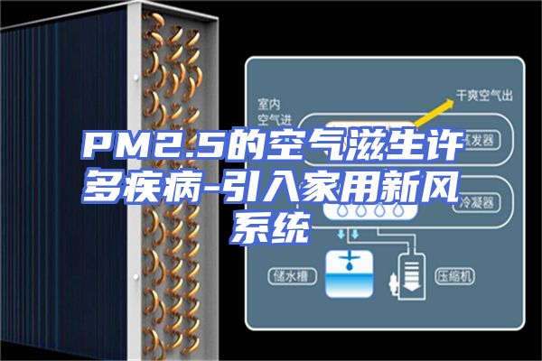 PM2.5的空气滋生许多疾病-引入家用新风系统