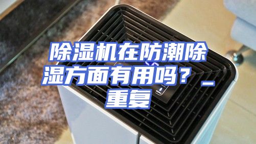 除湿机在防潮除湿方面有用吗？_重复