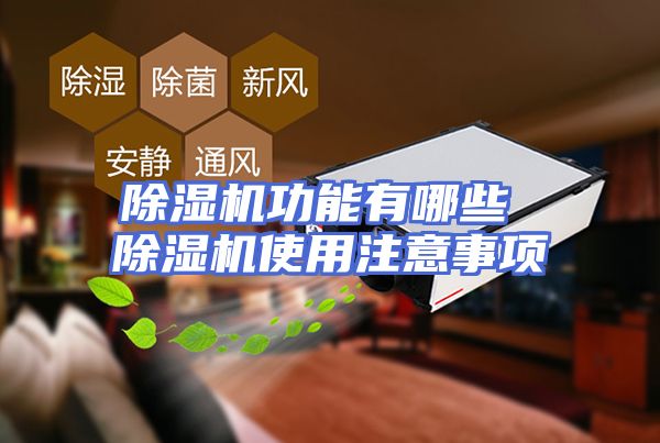 除湿机功能有哪些 除湿机使用注意事项