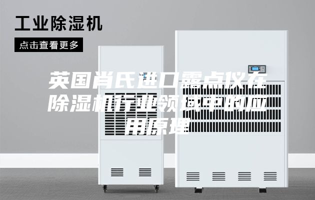 英国肖氏进口露点仪在除湿机行业领域中的应用原理