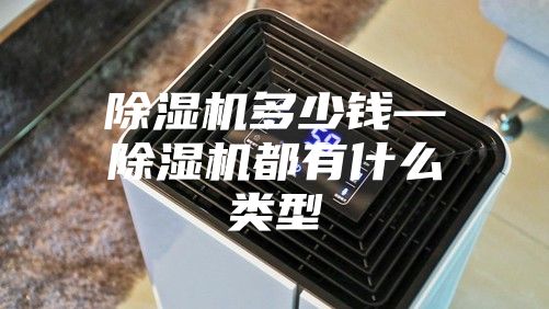 除湿机多少钱—除湿机都有什么类型