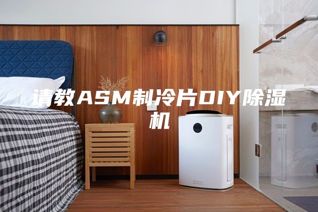 请教ASM制冷片DIY除湿机