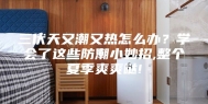 三伏天又潮又热怎么办？学会了这些防潮小妙招,整个夏季爽爽哒!